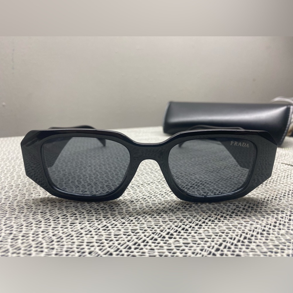 Prada PR 17WS Angular Black Sunglasses - Picture 11 of 15